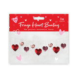 Valentine's Foil Heart Bunting | 3m