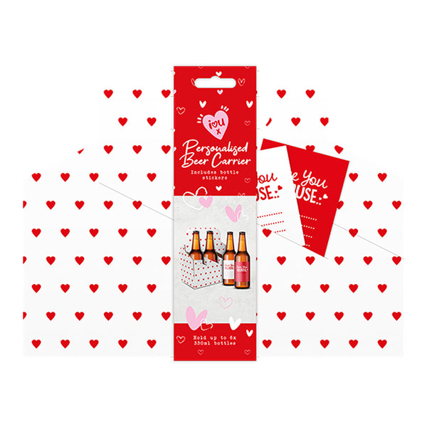 Valentine's Beer Carrier Box