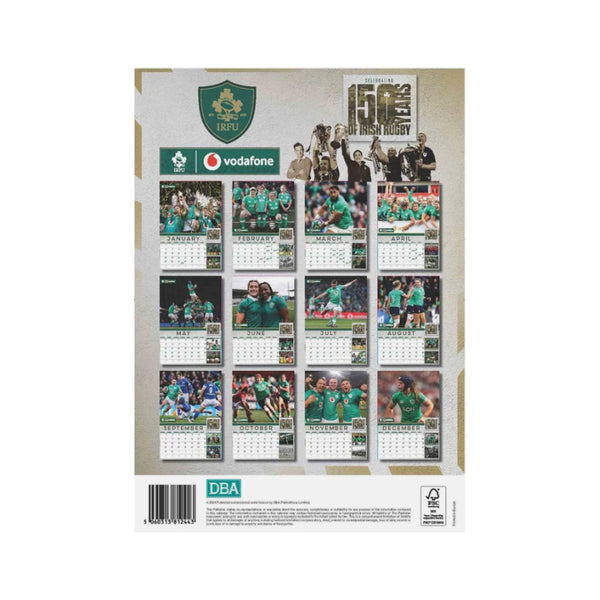 Irish Rugby 2025 Calendar