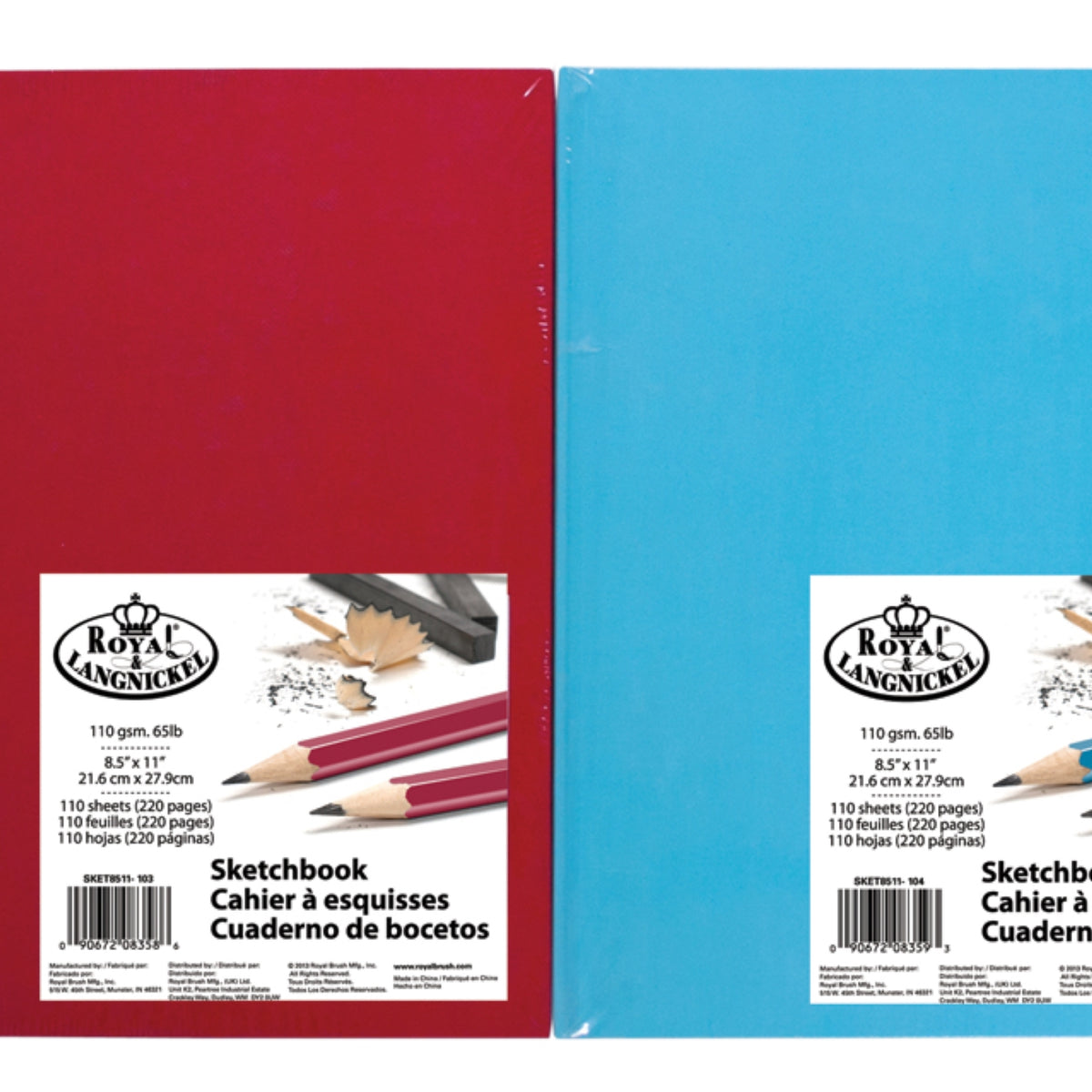 royal  langnickel hardbound sketchbook  9x12  110gsm paper  vibrant colors