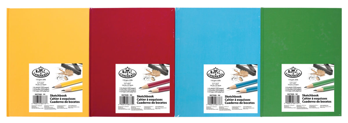 royal  langnickel hardbound sketchbooks  11 x 85  75 sheets