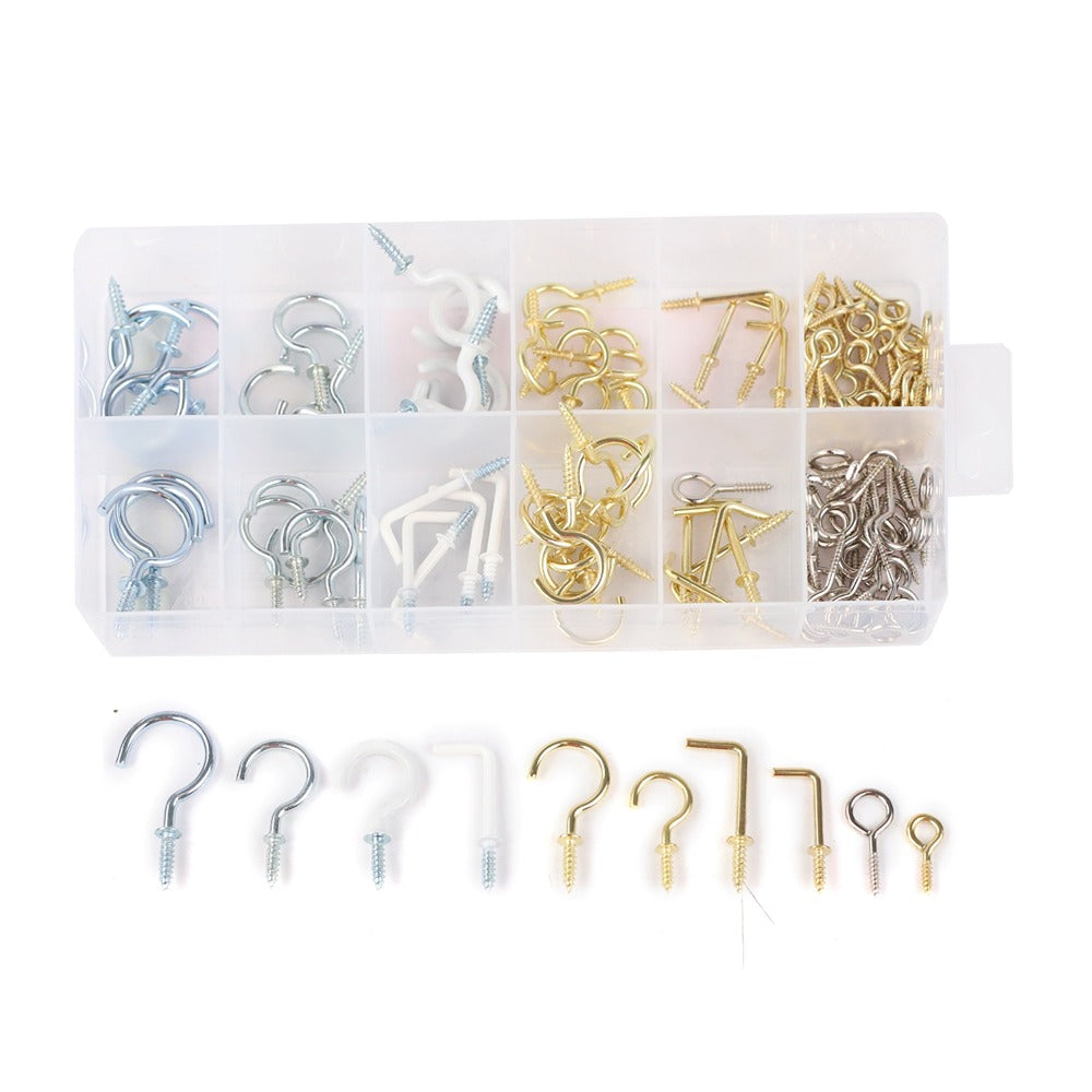 dekton mixed screw hook and eye set  various sizes