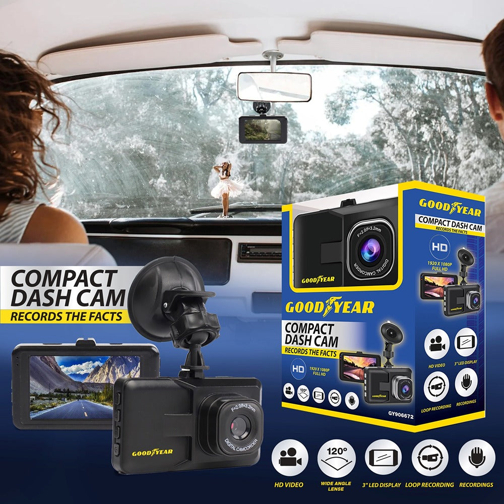 Goodyear T368 Dash Cam | Full HD Wide-Angle Lens