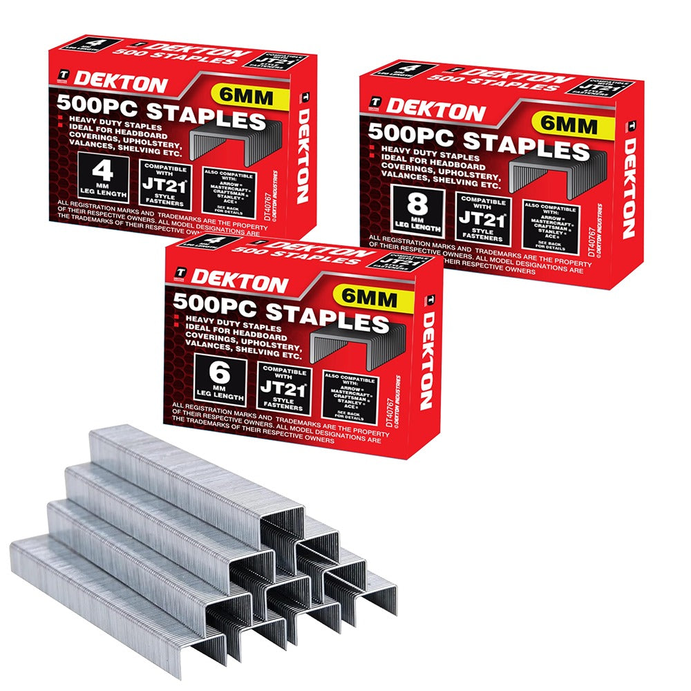 dekton staple set  1500 piece  4mm-8mm