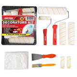 dekton decorators kit  9  brushes and rollers