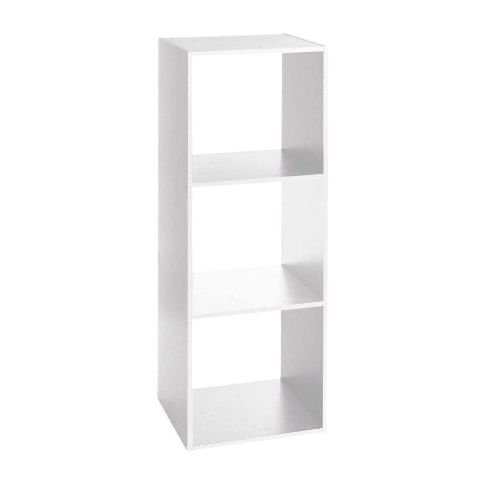 5FIVE White Wood-Composite Shelf Unit | 3-Tier