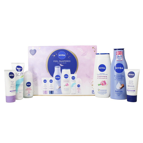 Nivea Feel Pampered Skincare Set | 6Pc