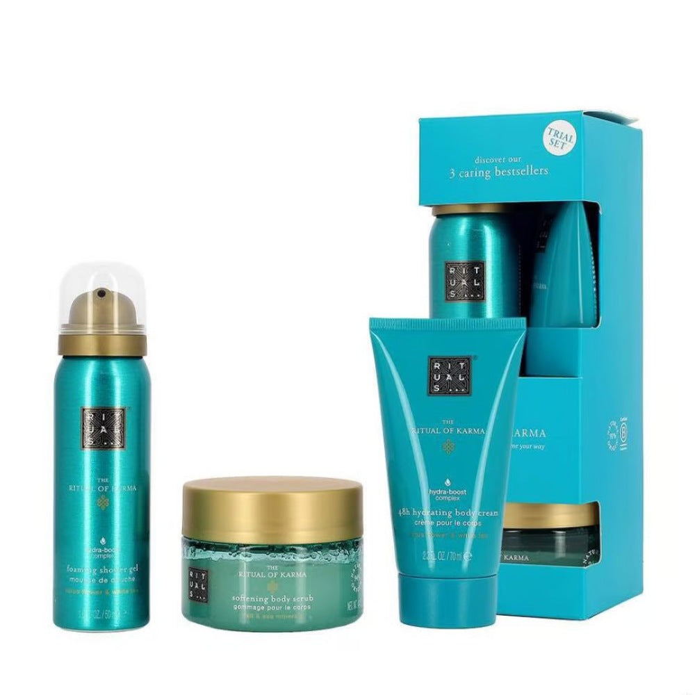 Rituals Karma Trial Set | 3Pc Turquoise Packaging