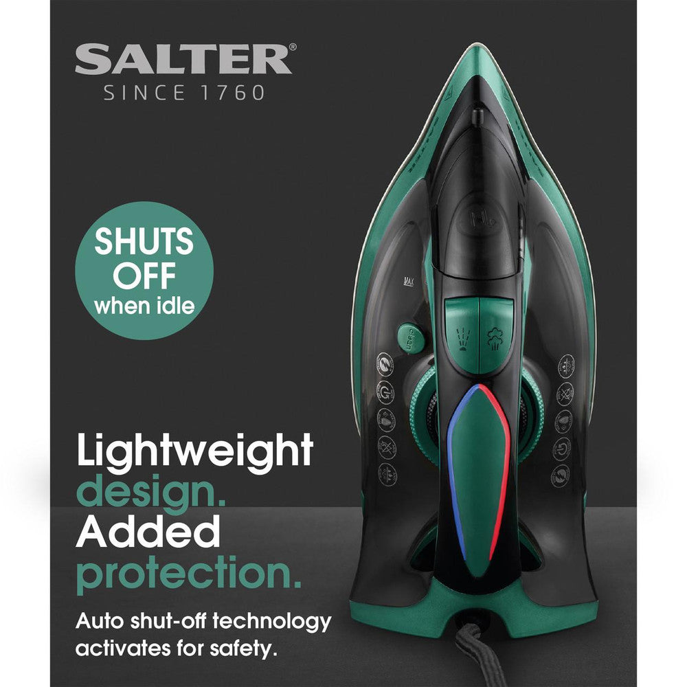 Salter 3200W Steam Iron | Ceramic Soleplate & 320ml Tank