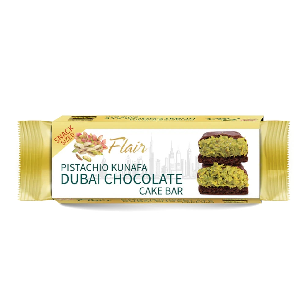 Flair Dubai Chocolate Cake Bar | Pistachio 40g