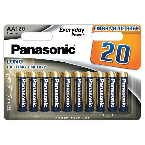 Panasonic Everyday AA Batteries | Pack of 20