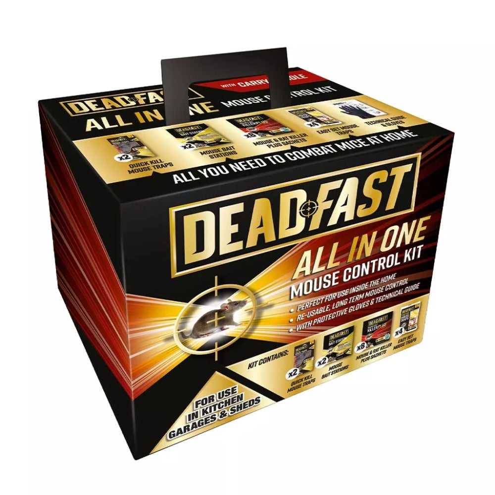 Deadfast All-in-One Mouse Control Solution Kit | Complete Pest Management