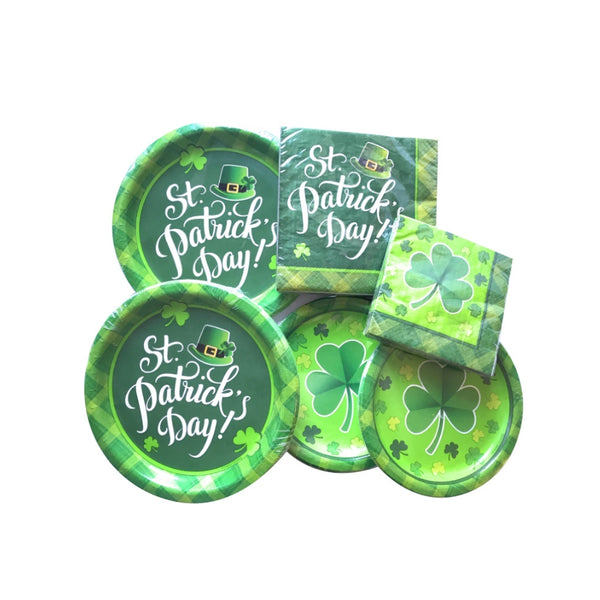 St. Patrick's Party Plates 18cm | Pack of 12