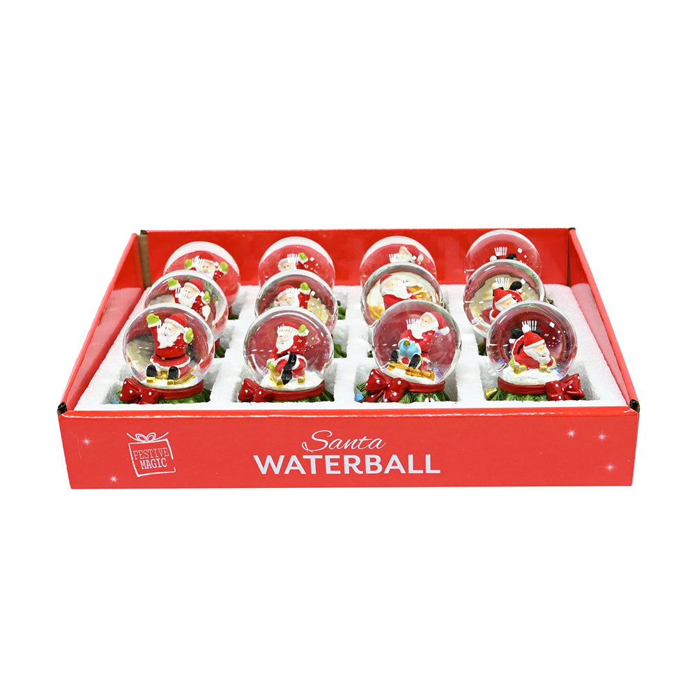 Santa Waterball Tree| 45mm|  Assorted Models