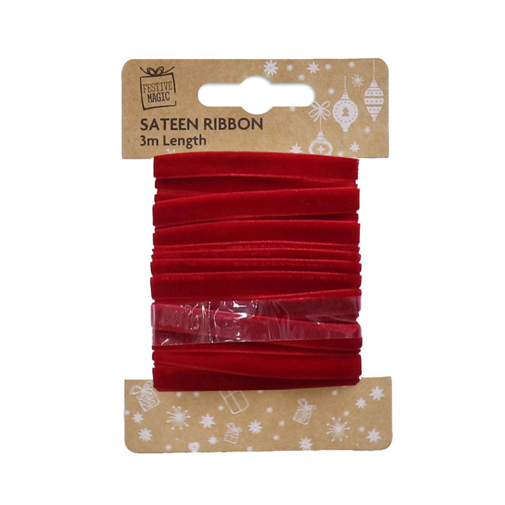 Red Velvet Ribbon | 3m