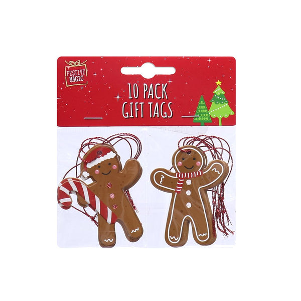 Gift Tags Gingerbread Man | Pack of 10