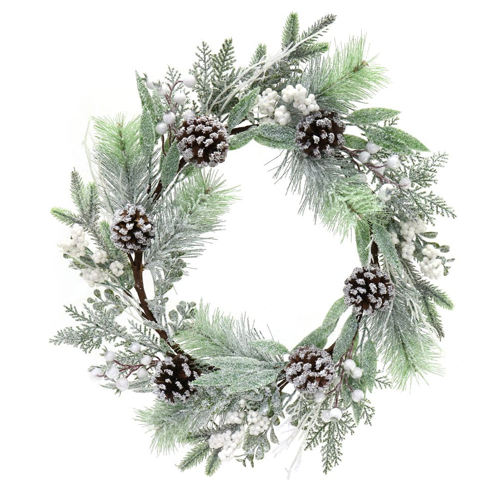 Icy Pine Berry Wreath | 55cm