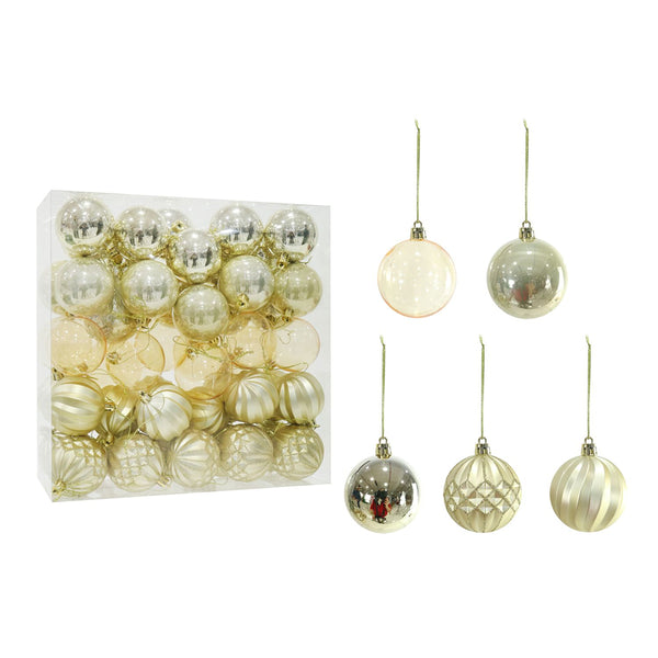 Mega Baubles Gold | 60mm | Pack of 50