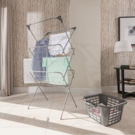 Addis 3 Tier Clothes Airer with Hooks | 16m - Choice Stores