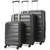 Aerolite Hard Shell Lightweight Suitcase | Charcoal - Choice Stores