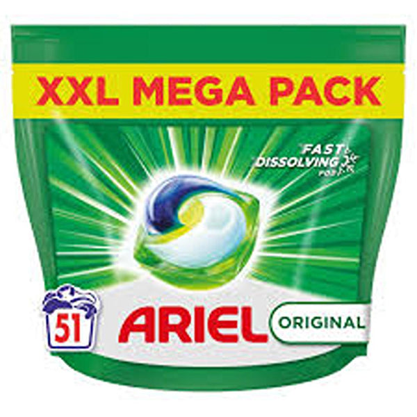 Ariel All In 1 Washing Liquid Pods Original | 51 Wash - Choice Stores