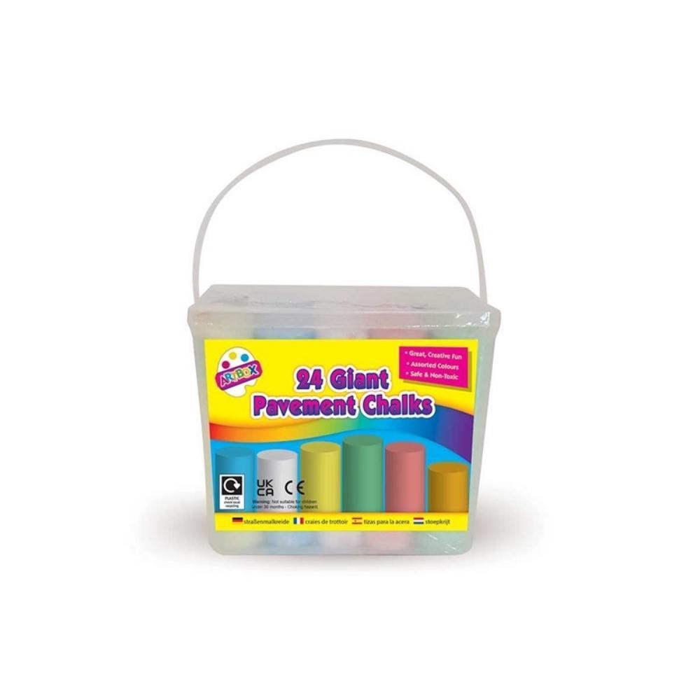 Artbox Giant Pavement Chalks | 24 Chalks - Choice Stores