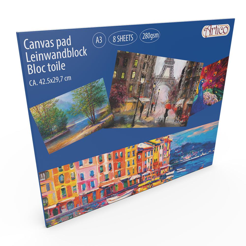 Artico Canvas Pad | A3 8 Sheets - Choice Stores