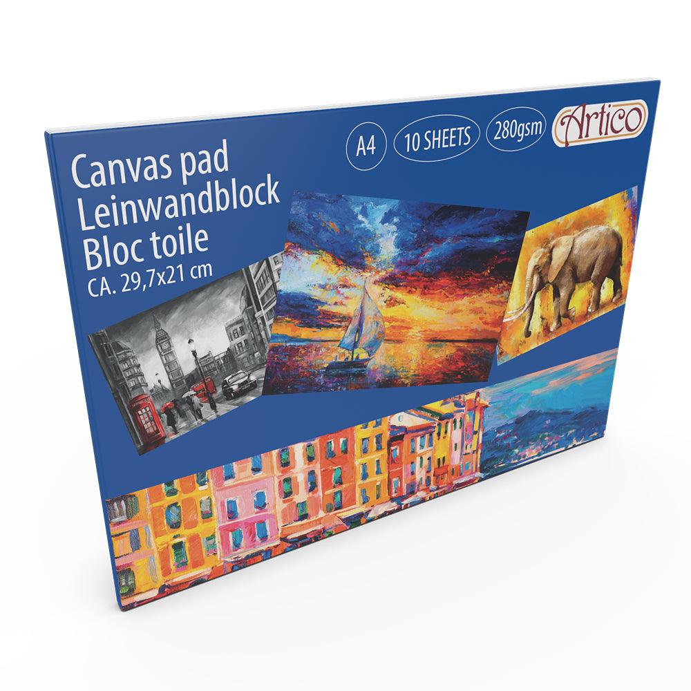 Artico Canvas Pad | A4 10 Sheets - Choice Stores