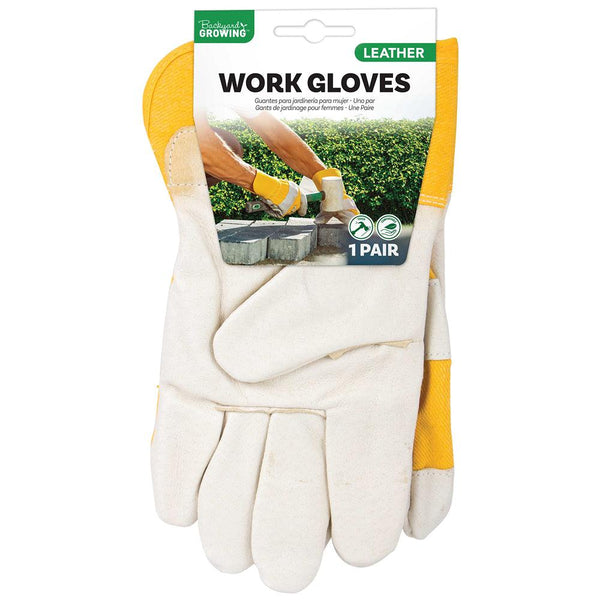 Backyard Growing Mens Leather Work Gloves - Choice Stores