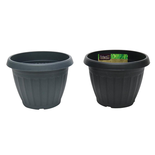 Backyard Growing Round Garden Planter Pot | 18cm - Choice Stores