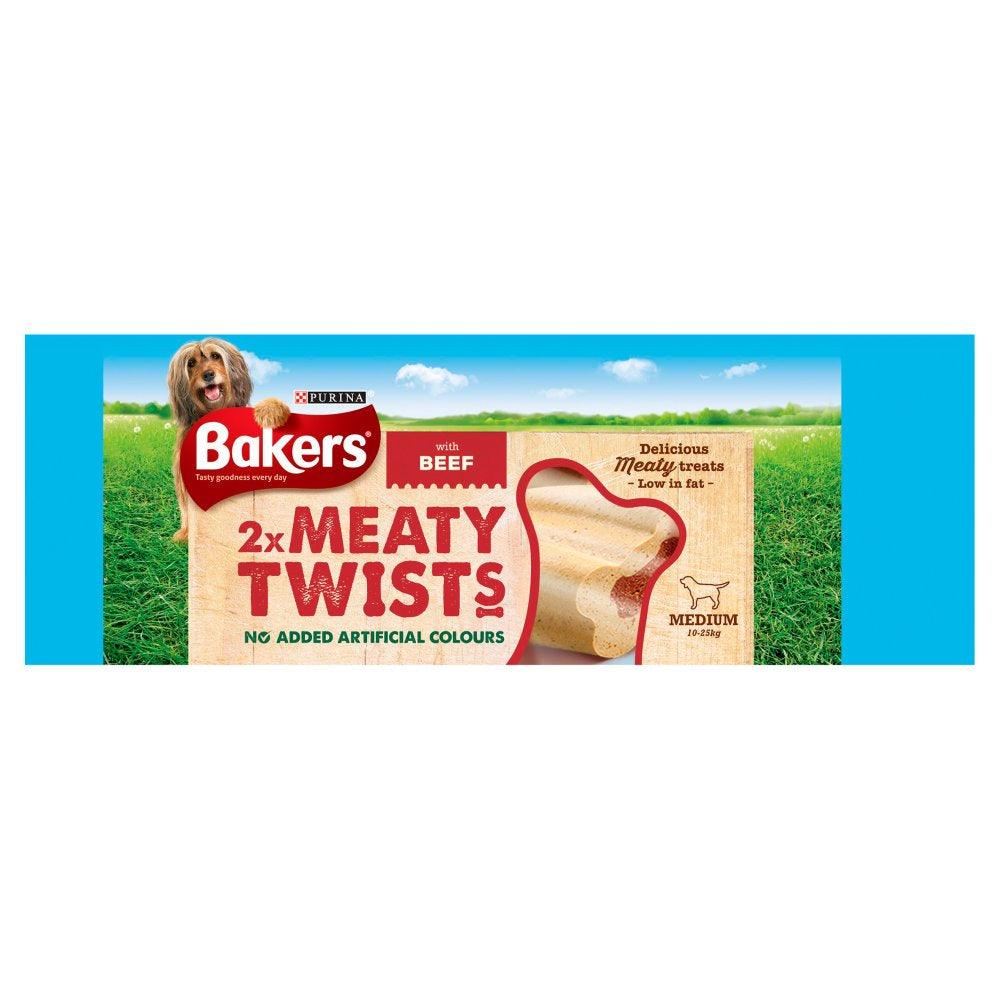 Bakers Meaty Twists Medium Dog | Pack of 2 - Choice Stores