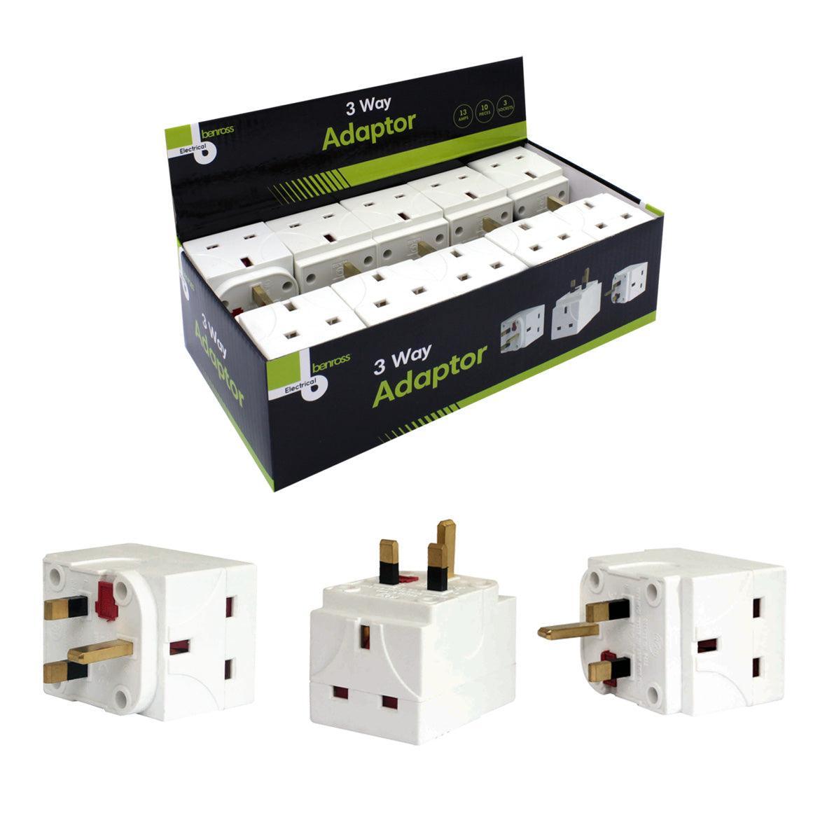 Benross 3 Way Plug Adaptor - Choice Stores