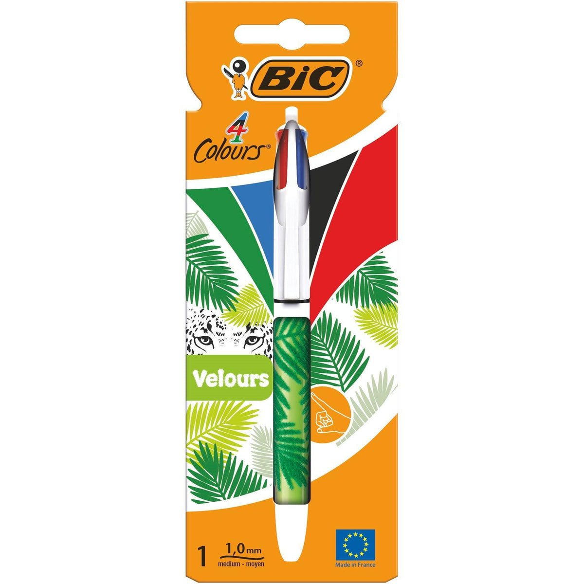 Bic 4 Colours Velours Retractable Ballpoint Pen - Choice Stores