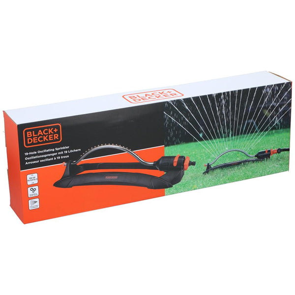 Black + Decker 19 Hole Oscillating Lawn Sprinkler - Choice Stores