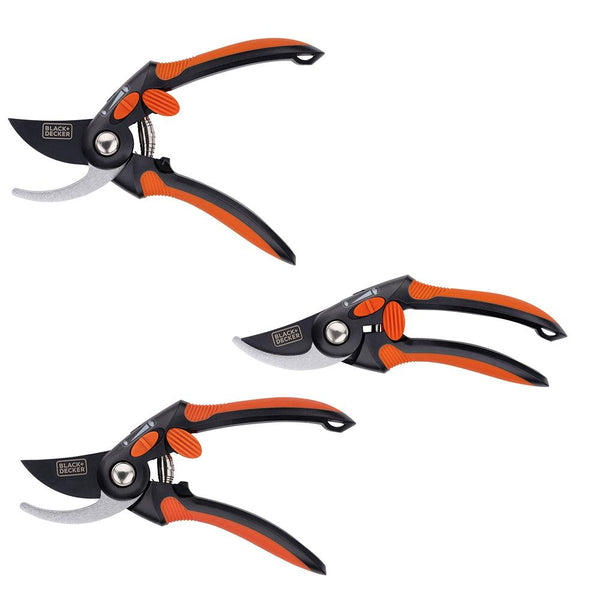 Black + Decker Non Stick Bypass Pruner | 21cm - Choice Stores