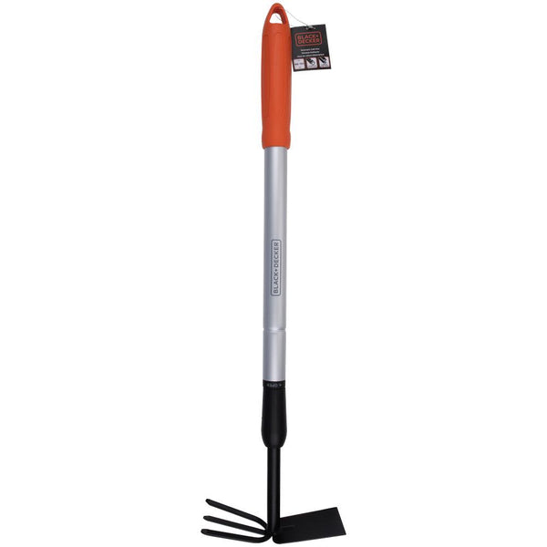 Black + Decker Silver Garden Rake & Hoe | 66-101cm - Choice Stores