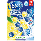 Bloo Power Active Lemon Toilet Rim Block | Pack of 3 - Choice Stores