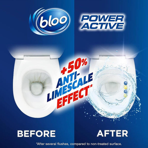 Bloo Power Active Lemon Toilet Rim Block | Pack of 3 - Choice Stores