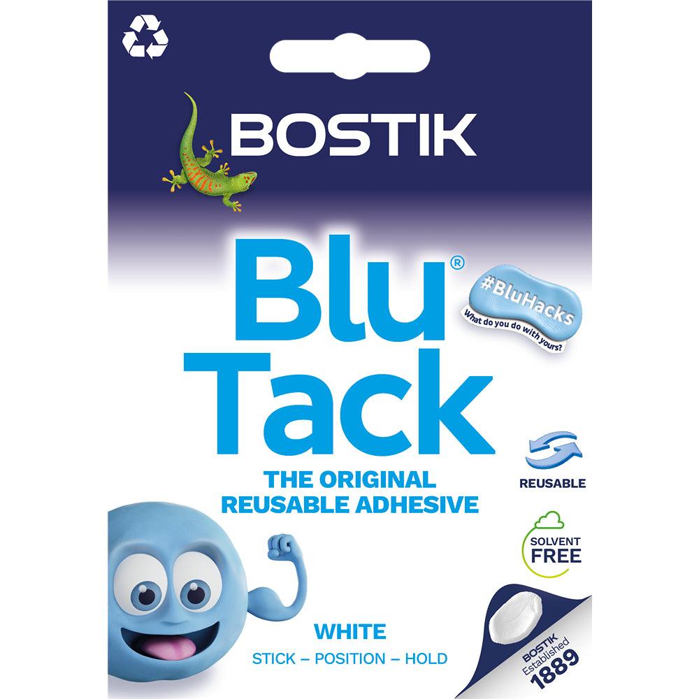 White & Blue Sticky Tack Re-Usable Adhesive Putty (Blue Blu Tac) -  UltraTape