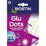 Bostik Glue Dots Extra Strong Clear | Pack of 64 - Choice Stores