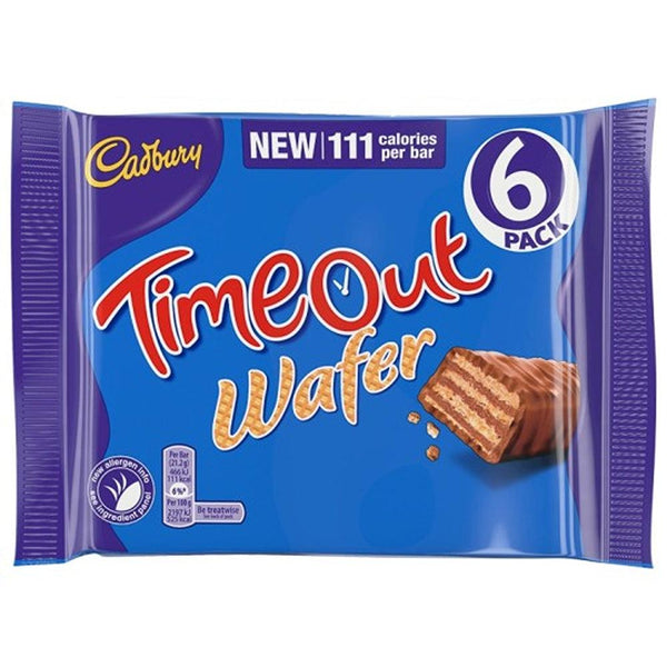 Cadbury Time Out Wafer Chocolate Bars | Pack of 6 - Choice Stores