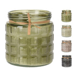 Candle in Boho Glass Jar with Ribbon - Choice Stores