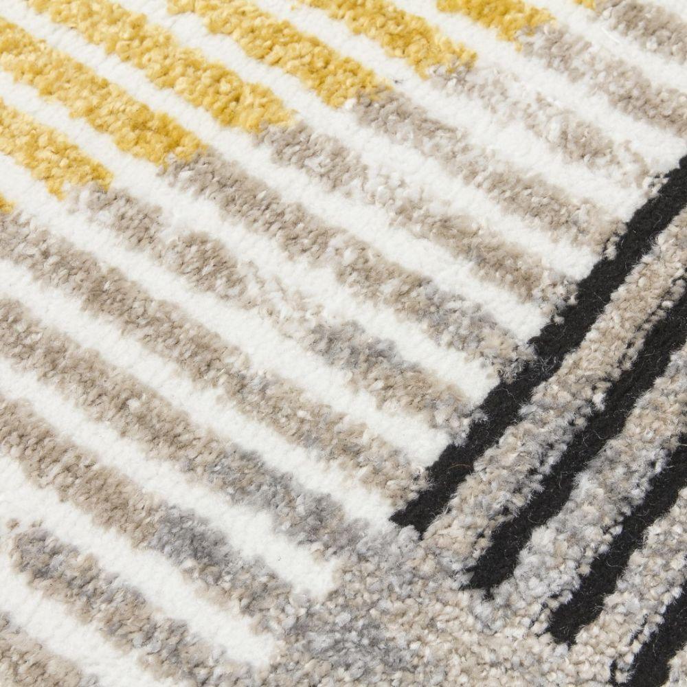 Casino Geo Ochre Rug | Abstract Modern Motives - Choice Stores