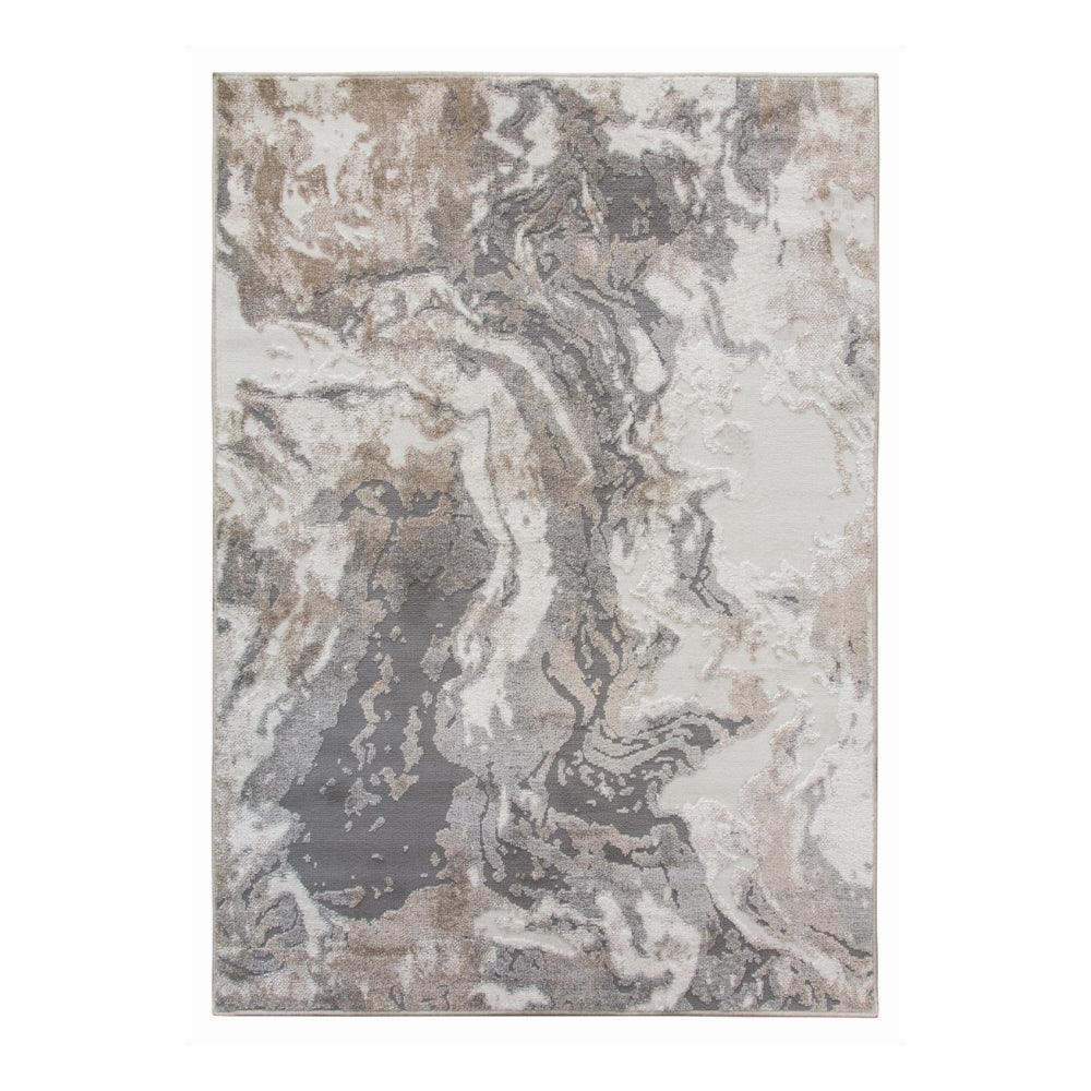 Casino Marble Greige Rug | Abstract Modern Motive - Choice Stores