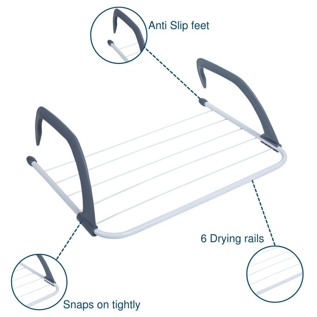 Choice Essentials 6 Rail Radiator Clothes Airer - Choice Stores