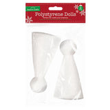 Christmas Craft Polystyrene Doll | Pack of 2 - Choice Stores