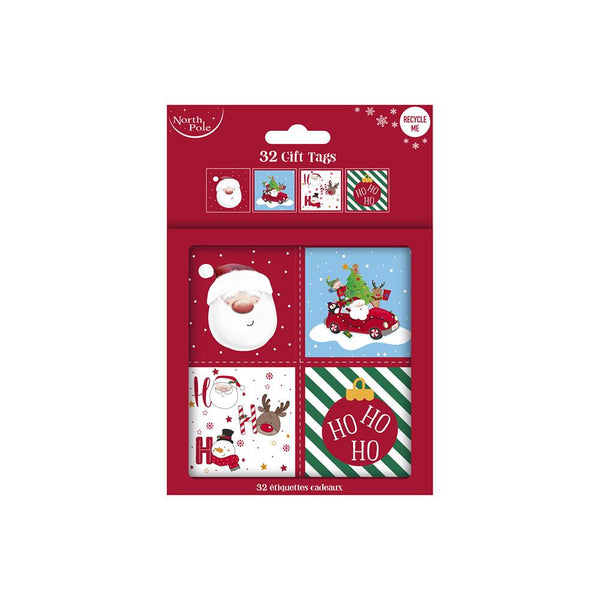 Christmas Cute Character Gift Tags| Pack of 32 - Choice Stores