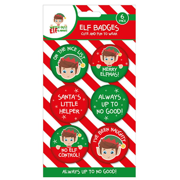 Christmas Elf Badges | Pack of 6 - Choice Stores