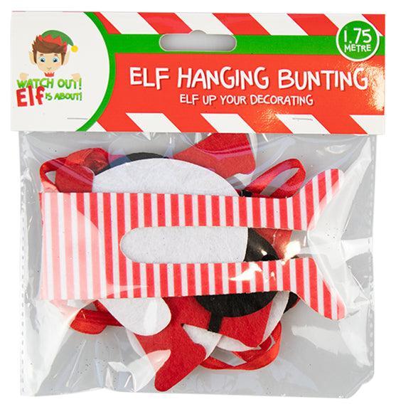 Christmas Elf Hanging Bunting | 1.75m - Choice Stores