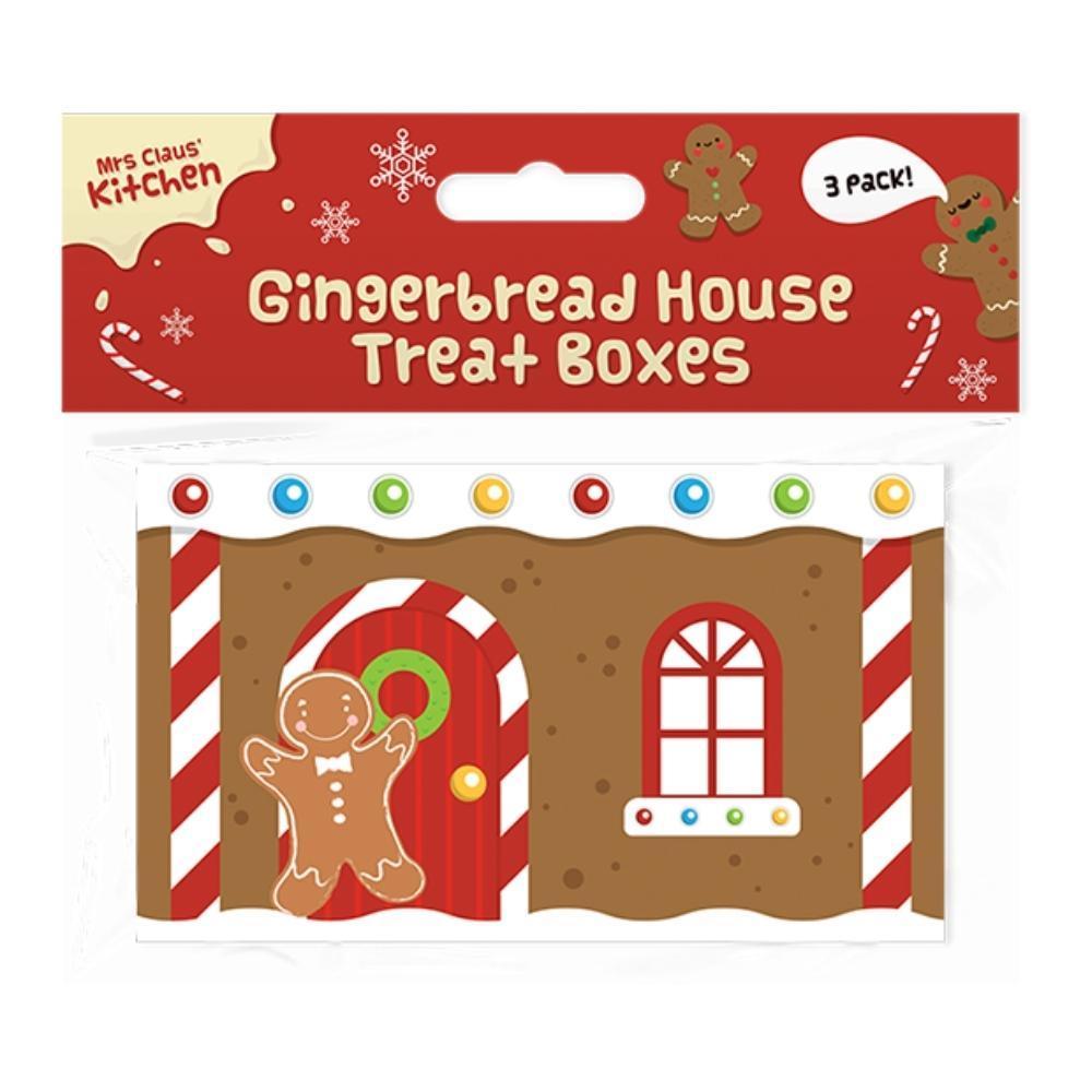 Christmas Gingerbread House Treat Boxes | 3 Pack - Choice Stores